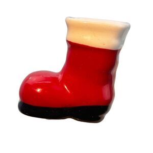 Nora Fleming Santa Clause Boot Mini Platter Charm